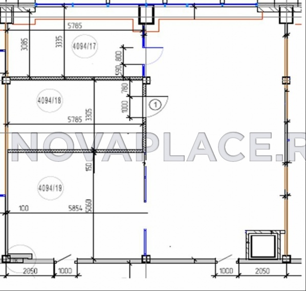 Аренда офиса в бизнес-центре в Москве 140 м2