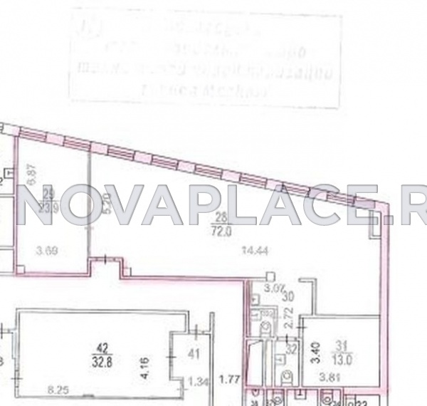 Аренда офиса в бизнес-центре в Москве 121 м2