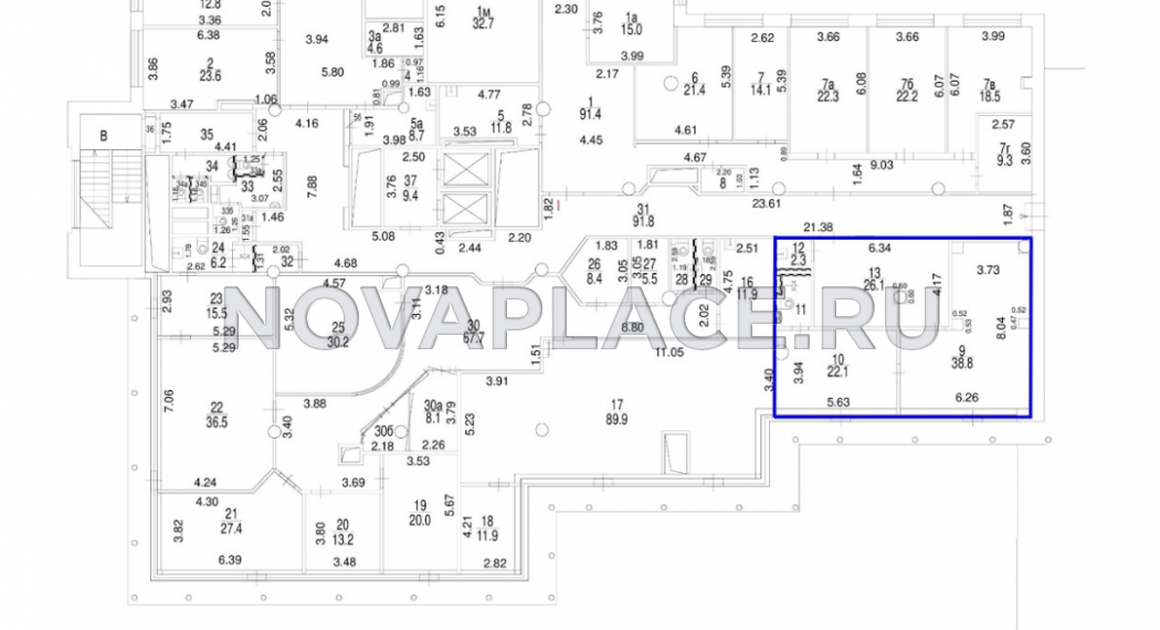 Аренда офиса в Москве 102 м2