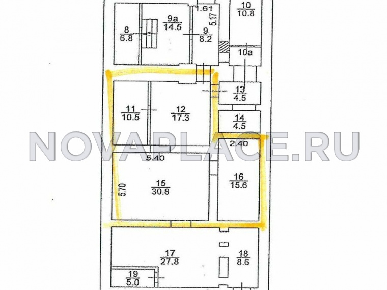 Аренда офиса - ИФНС №25 74 м2