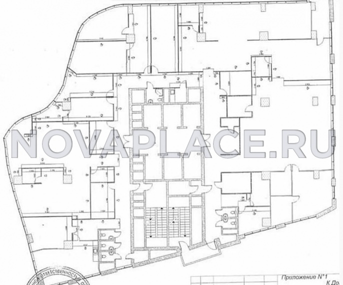 Аренда офиса в бизнес-центре в Москве 1000 м2
