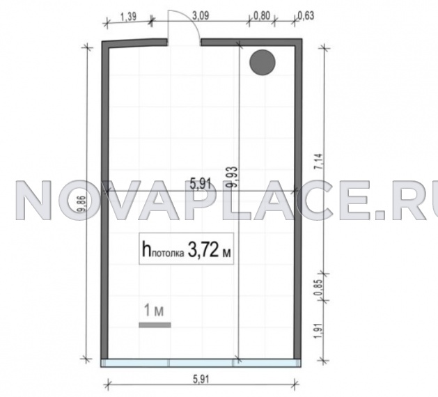 Продажа офиса в Москве 59 м2