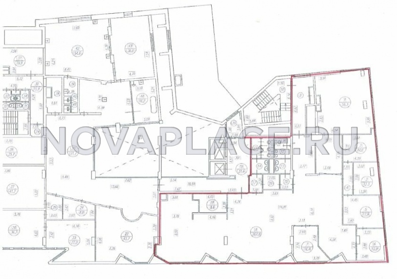 Аренда офиса в бизнес-центре в Москве 468 м2