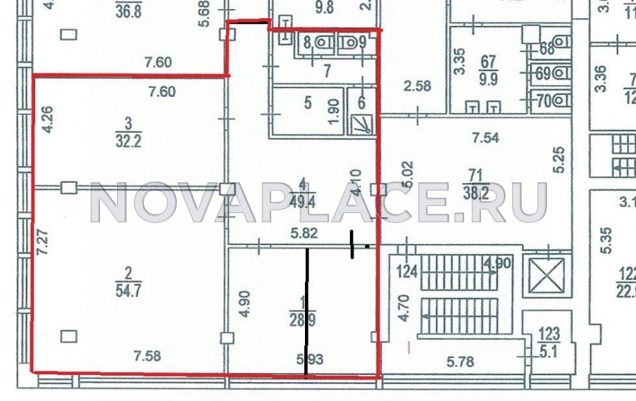 Аренда офиса в Москве 163 м2