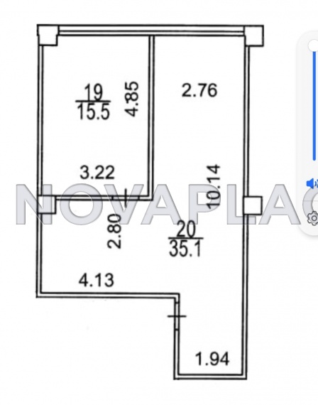 Аренда офиса - ИФНС №6 51 м2