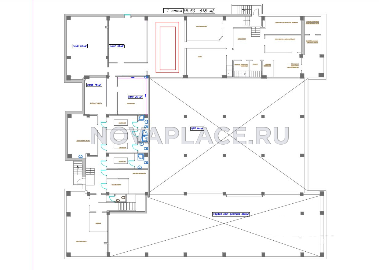 Аренда здания ОСЗ 4000 м2, Мичуринский проспект, 15А в Москве || NovaPlace