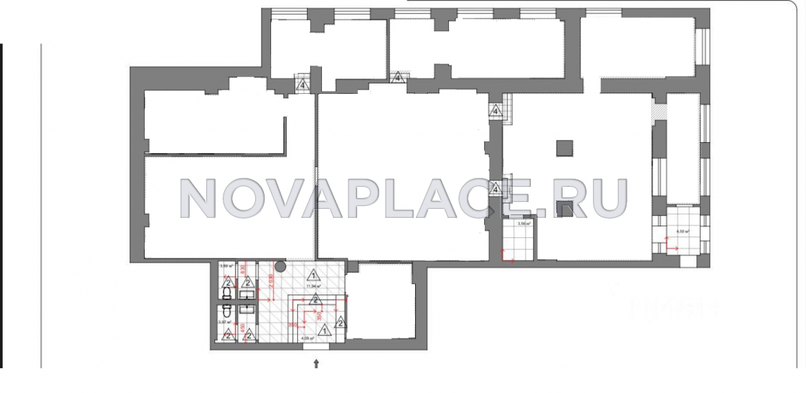 Аренда офиса в Москве 350 м2