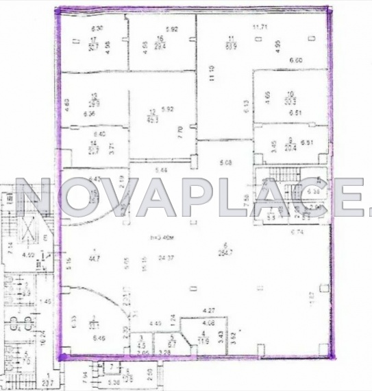 Аренда офиса в бизнес-центре в Москве 688 м2