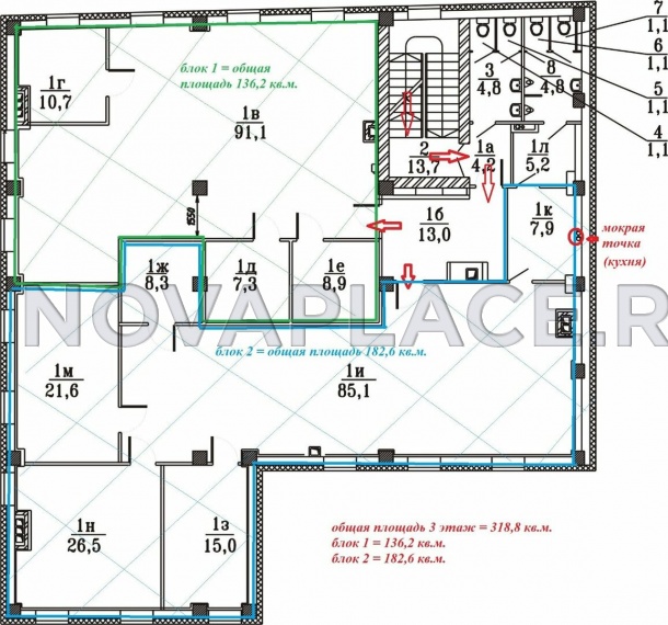 Аренда офиса - ИФНС №22 318 м2