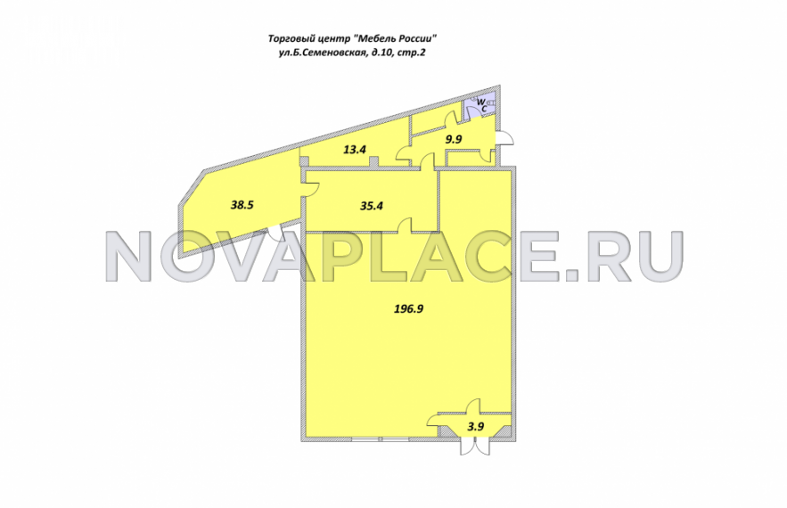 Аренда здания (ОСЗ) в Москве 308 м2