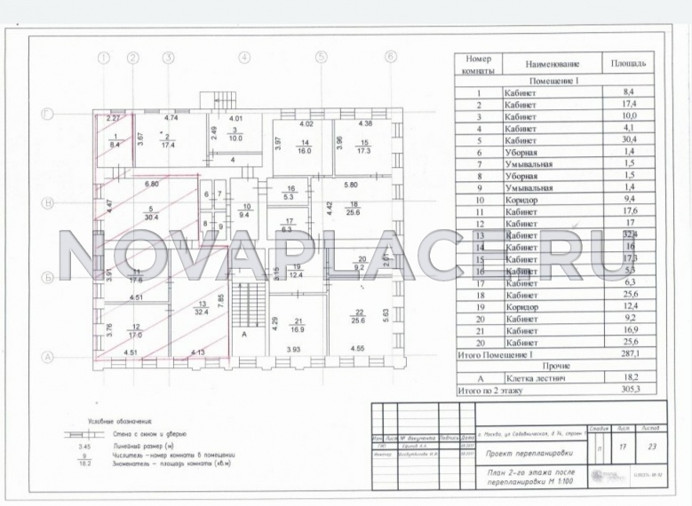 Аренда офиса в Москве 97 м2