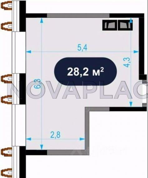 Продажа коммерческой недвижимости в Москве 28 м2