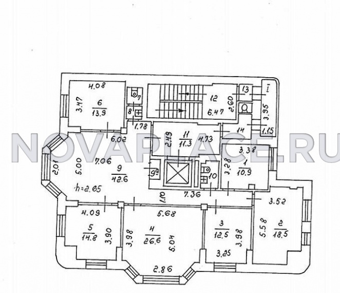 Аренда здания (ОСЗ) в Москве 1470 м2