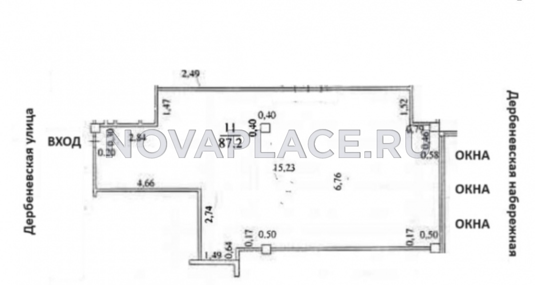 Продажа офиса в Москве 87 м2