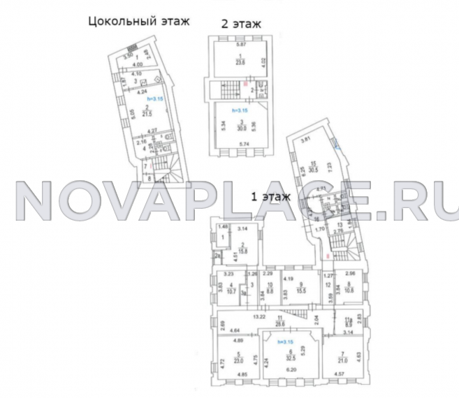 Аренда здания (ОСЗ) в Москве 363 м2