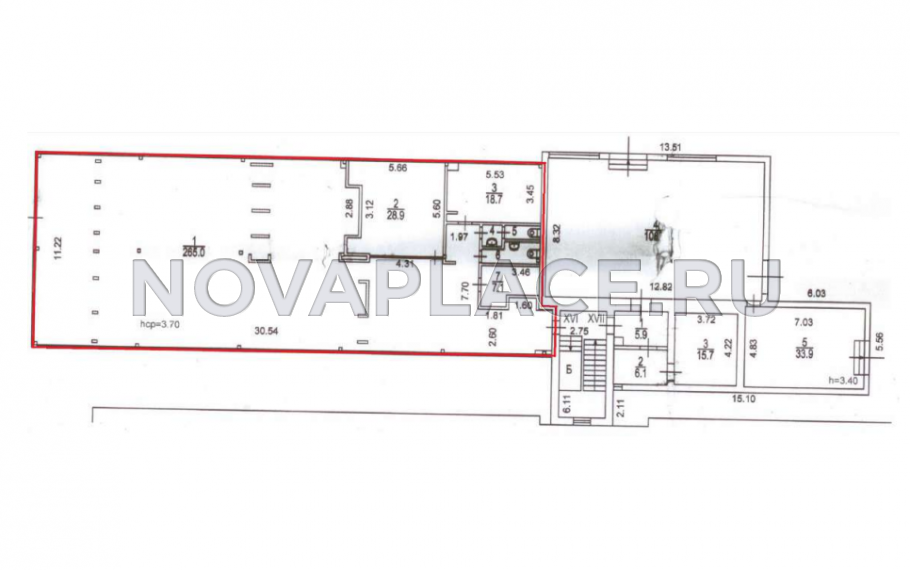 Аренда офиса в бизнес-центре в Москве 327 м2