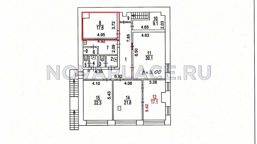 Аренда офиса - ИФНС №8 18 м2