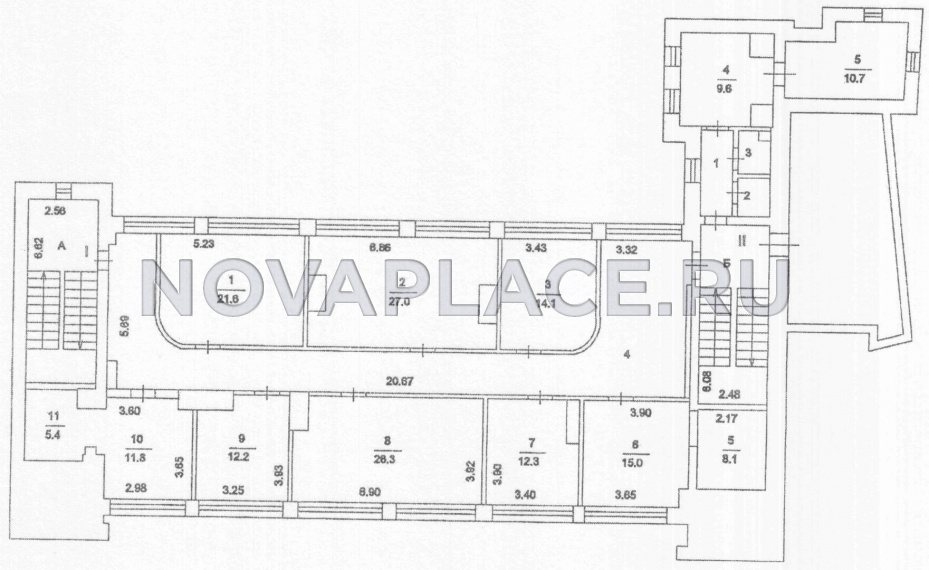 Аренда здания (ОСЗ) в Москве 1200 м2