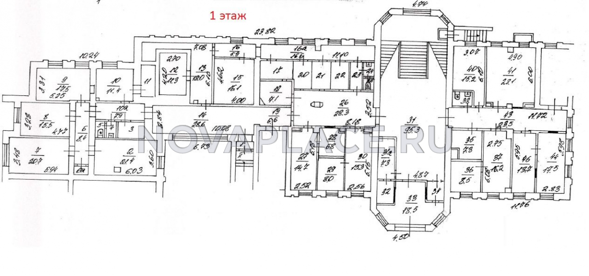 Аренда здания (ОСЗ) в Москве 1454 м2