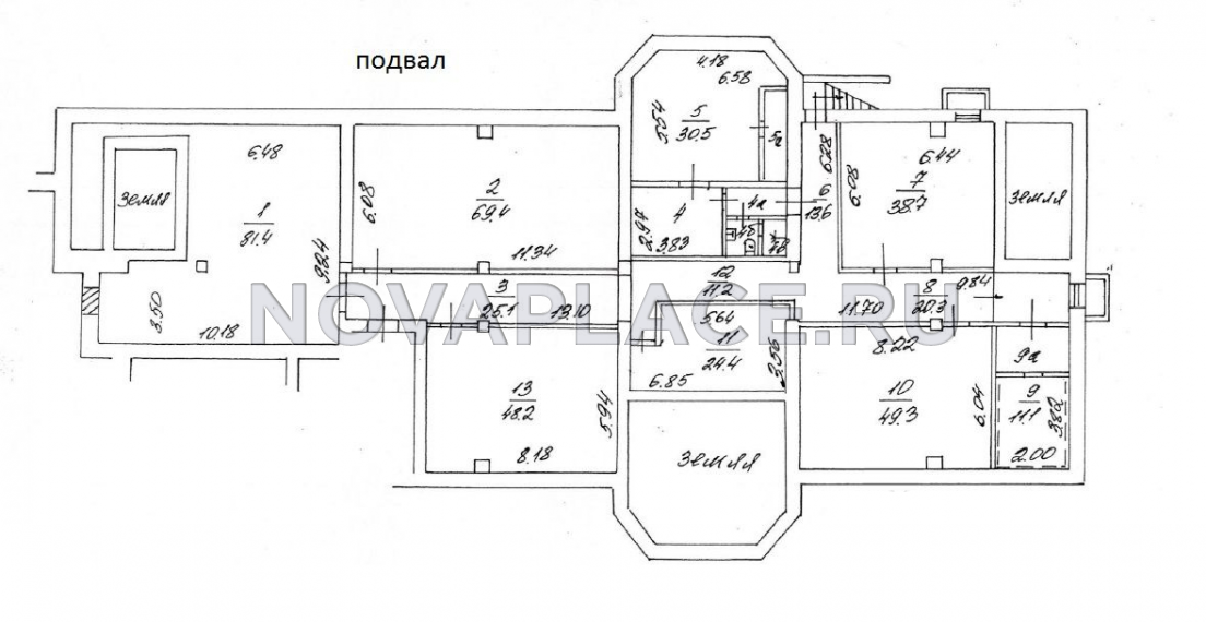 Аренда здания (ОСЗ) в Москве 1454 м2