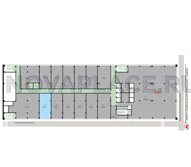 Продажа офиса в Москве 81 м2