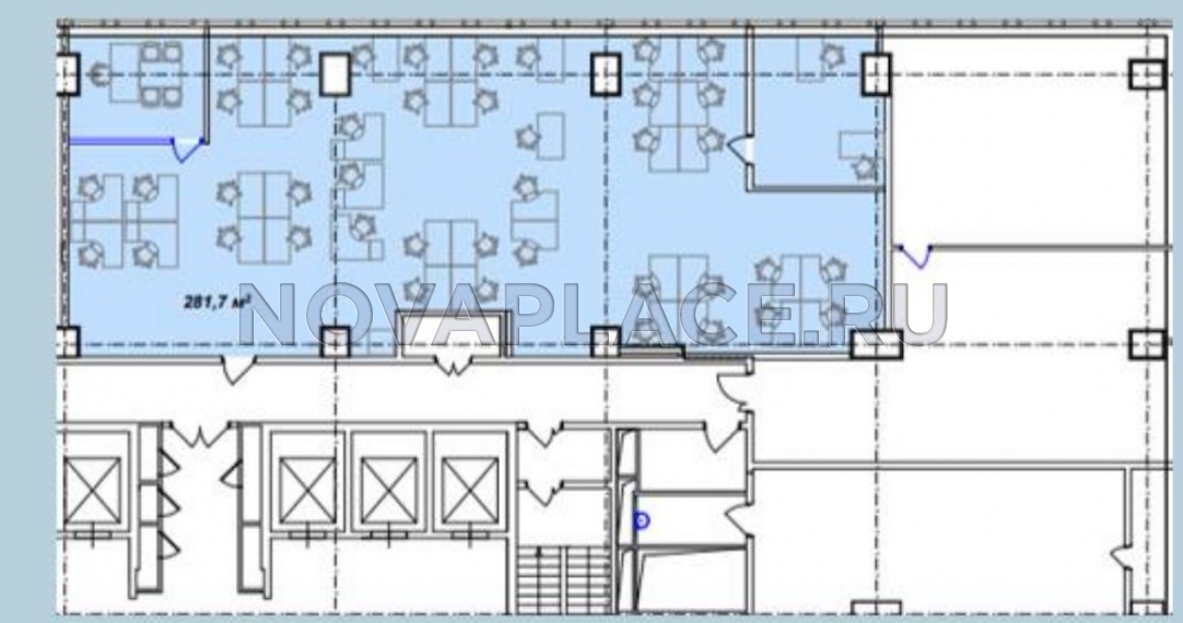 Аренда офиса в Москве 281 м2