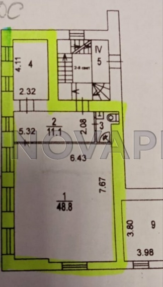 Аренда офиса в административном здании в Москве 72 м2