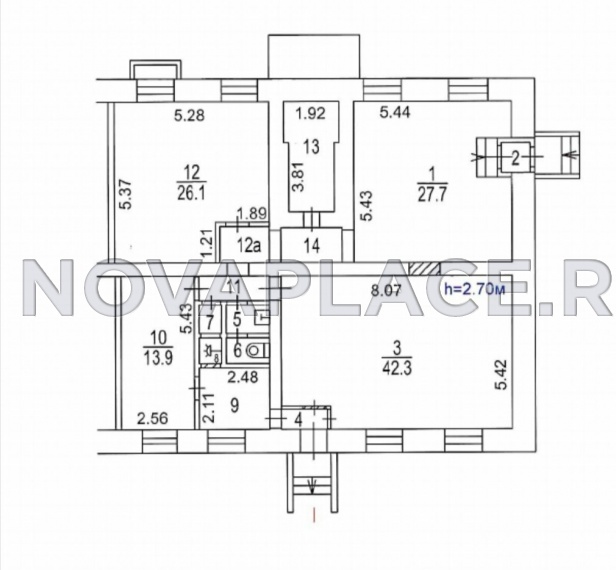 Аренда офиса - ИФНС №19 135 м2