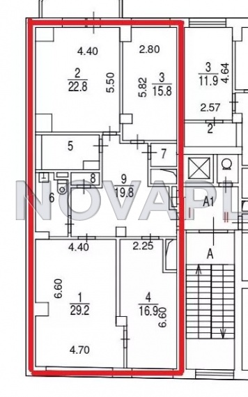 Аренда офиса в Москве 116 м2