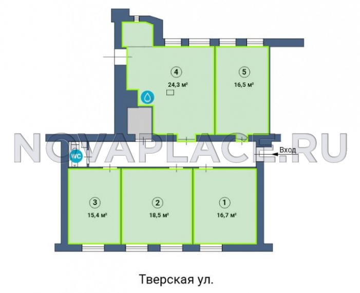 Продажа коммерческой недвижимости в Москве 18 м2