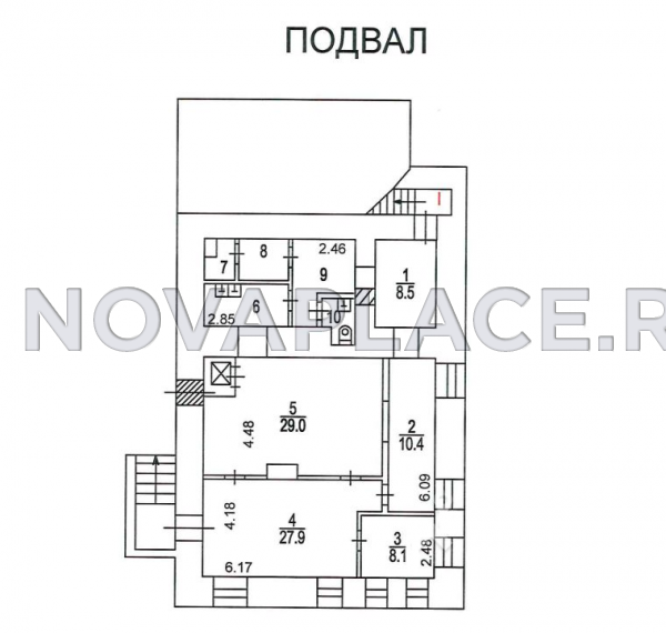 Аренда здания (ОСЗ) в Москве 514 м2