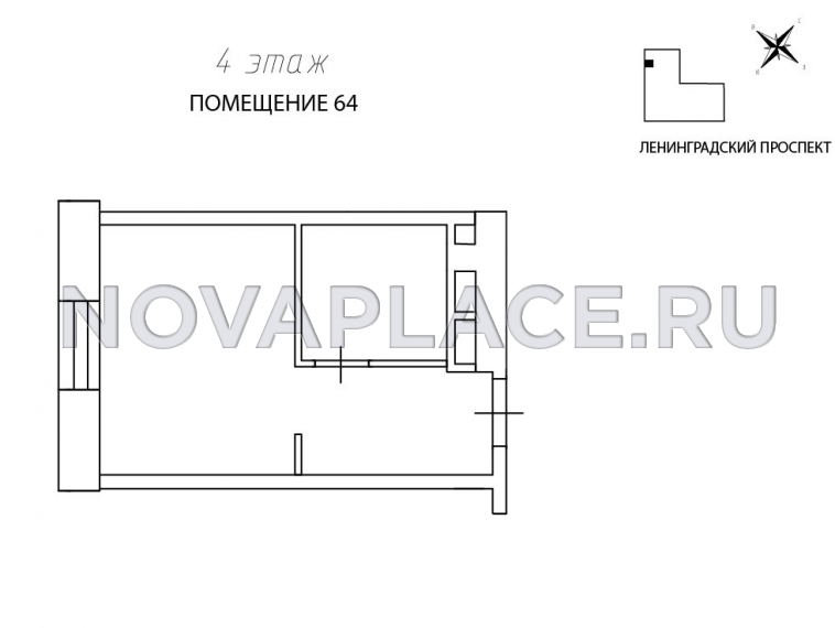 Продажа офиса в Москве 19 м2