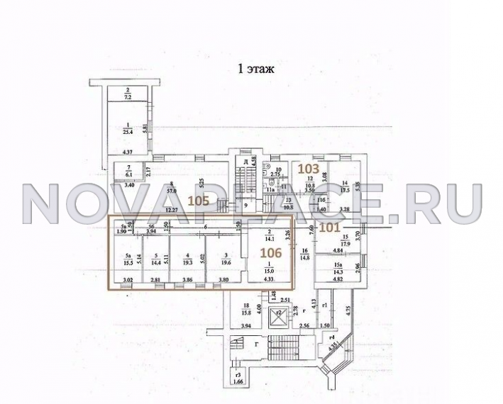 Аренда офиса в Москве 118 м2