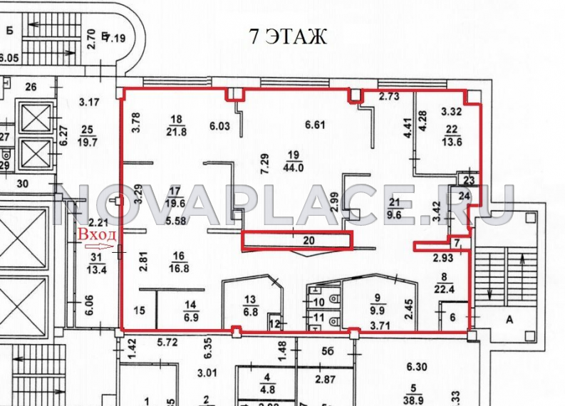 Аренда офиса в Москве 200 м2