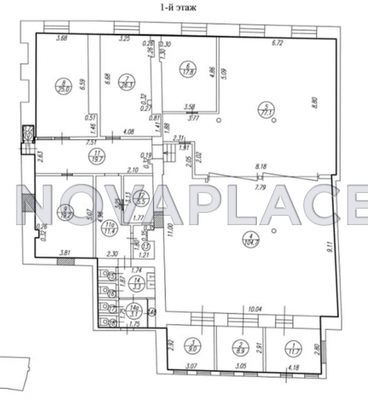 Аренда офиса в Москве 350 м2