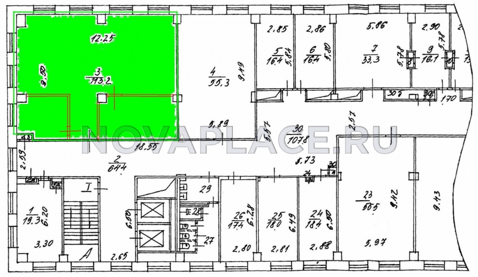 Аренда офиса - ИФНС №2 113 м2