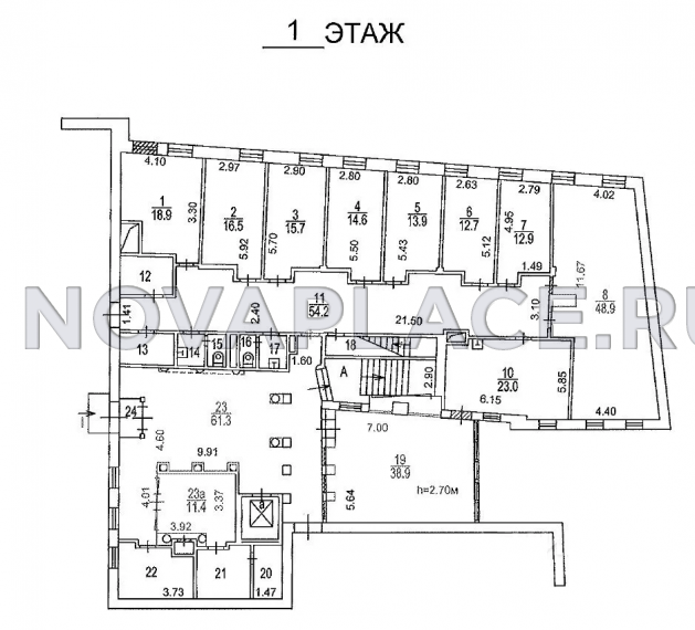Аренда здания (ОСЗ) в Москве 1500 м2