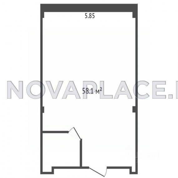 Продажа коммерческой недвижимости в Москве 58 м2