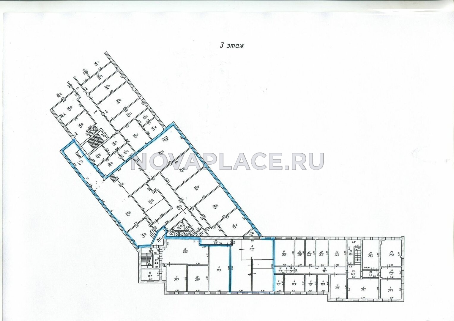 Аренда офиса 760 м2, Огородный проезд, 5с2 в бизнес центрах Москвы ||  NovaPlace