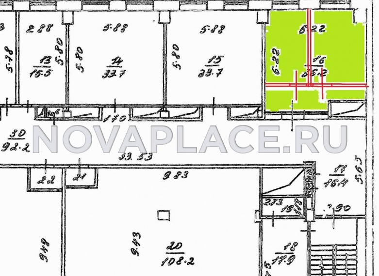 Аренда офиса - ИФНС №2 36 м2