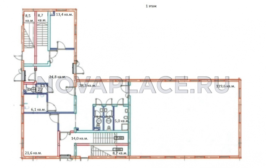 Аренда здания (ОСЗ) в Москве 1488 м2