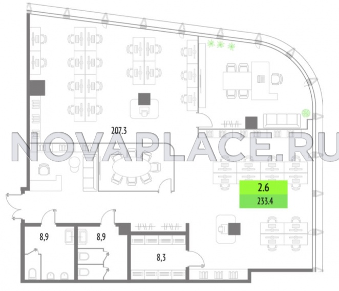 Продажа коммерческой недвижимости в Москве 233 м2
