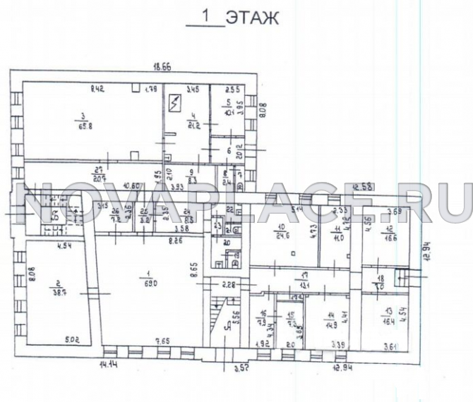 Аренда здания (ОСЗ) в Москве 1620 м2
