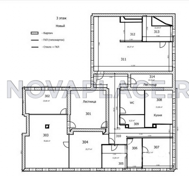 Аренда здания (ОСЗ) в Москве 1980 м2
