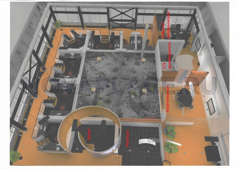 Аренда офиса в бизнес-центре в Москве 360 м2