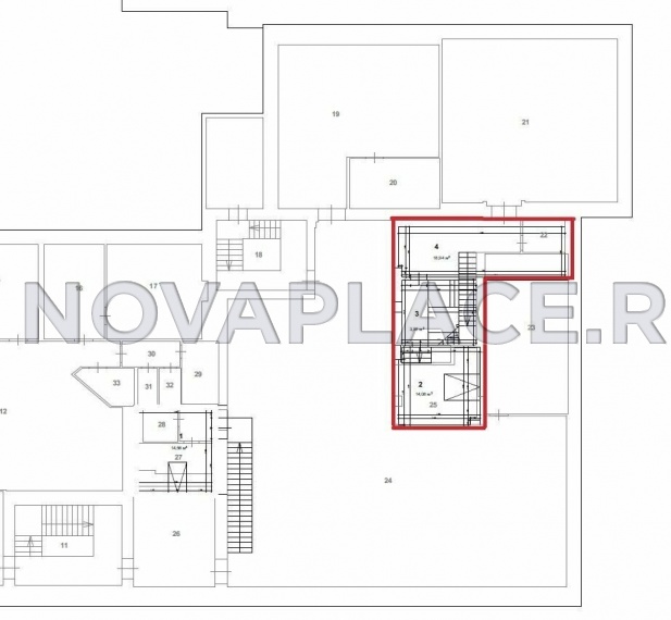 Аренда офиса в бизнес-центре в Москве 195 м2