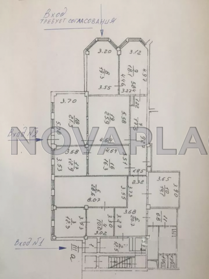 Аренда офиса в жилом доме в Москве 256 м2