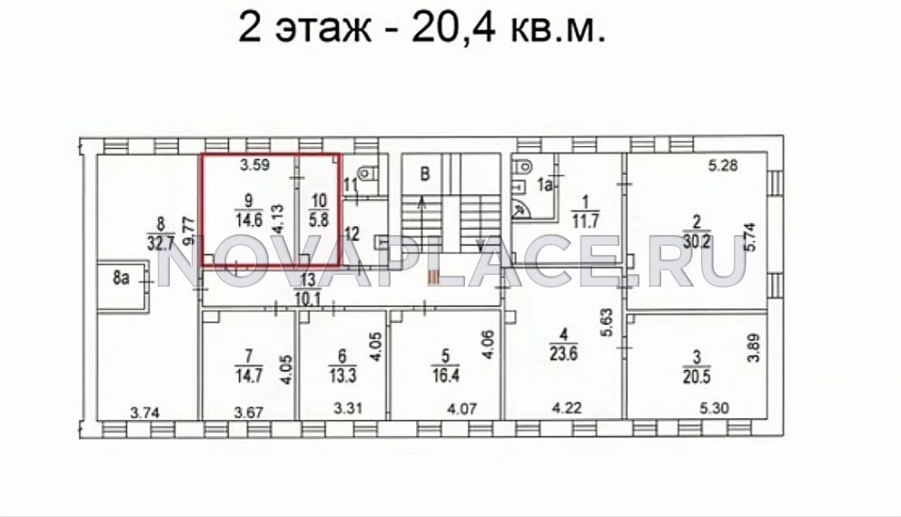 Аренда офиса в Москве 20 м2