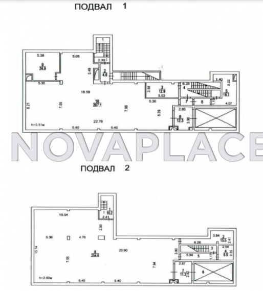 Аренда здания (ОСЗ) в Москве 2608 м2