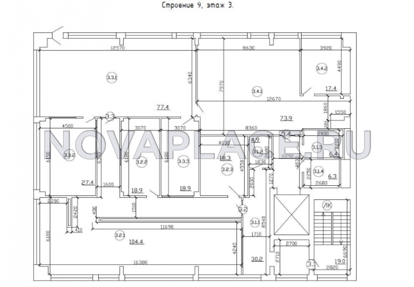 Аренда здания (ОСЗ) в Москве 1243 м2
